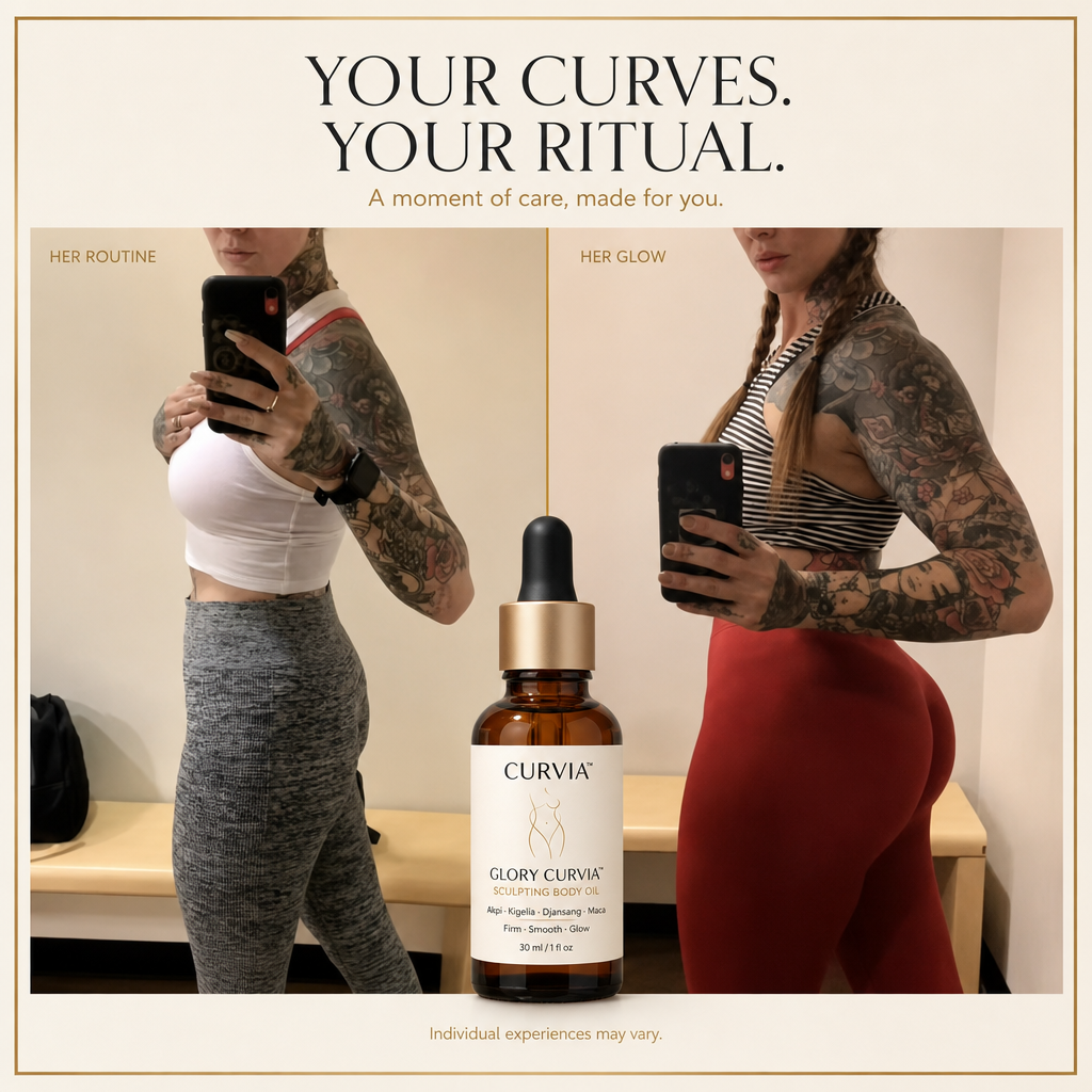 Her routine, her glow — the Curvia daily ritual